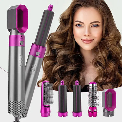 Versatile 5-in-1 Hot Air Comb
